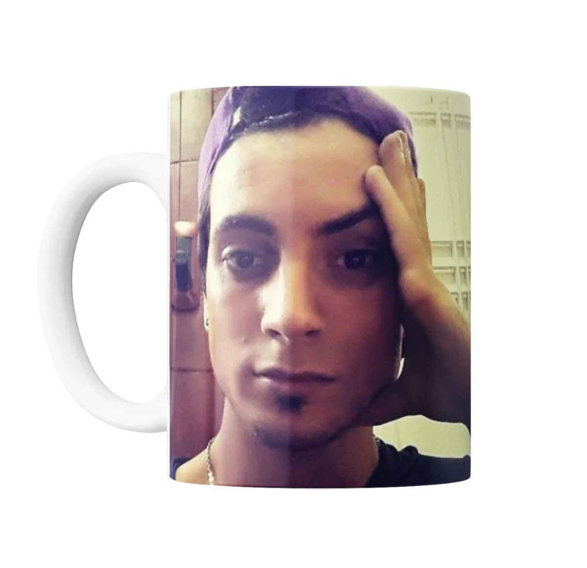Taza de Cerámica Coscu Gorra Violeta - vista 2