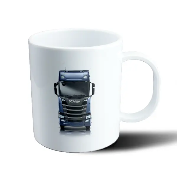 Taza de Plástico Scania R500 Azul