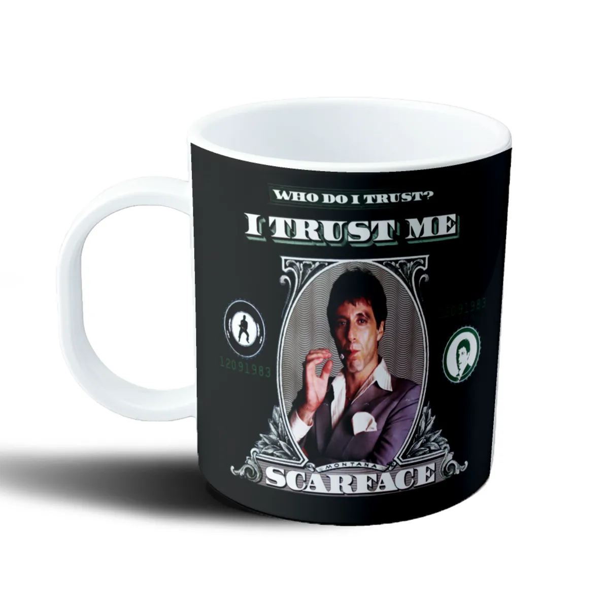 Taza de Plástico Scarface Tony Montana I Trust Me - vista 2