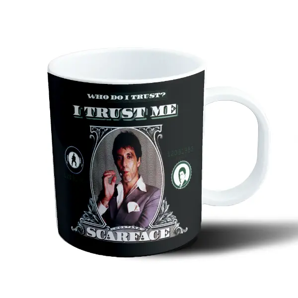Taza de Plástico Scarface Tony Montana I Trust Me