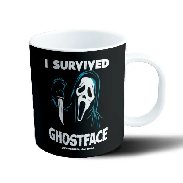 Taza de Plástico Scream I Survived Ghostface Woodsboro