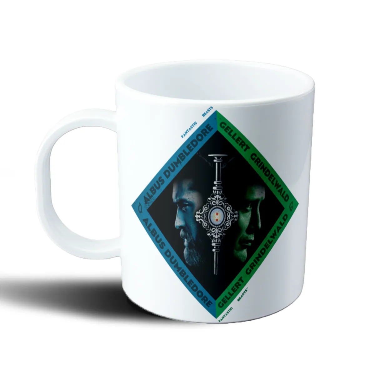 Taza de Plástico Animales Fantásticos Dumbledore vs Grindelwald - vista 2