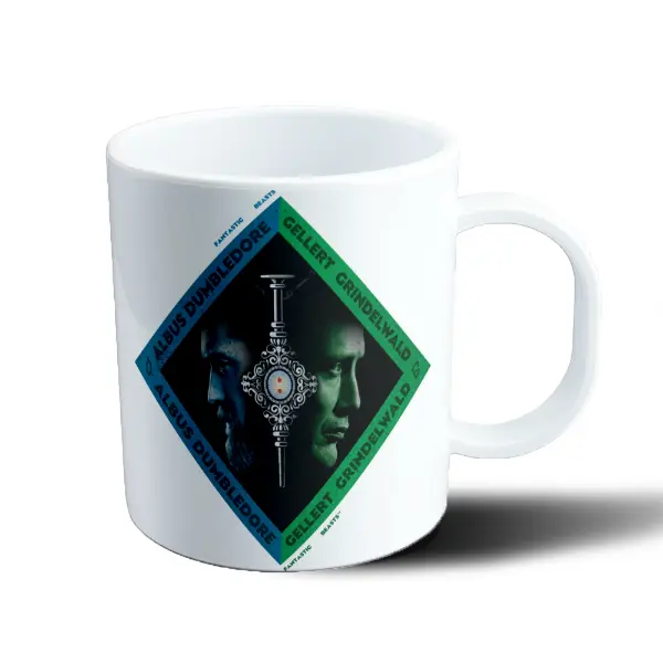Taza de Plástico Animales Fantásticos Dumbledore vs Grindelwald