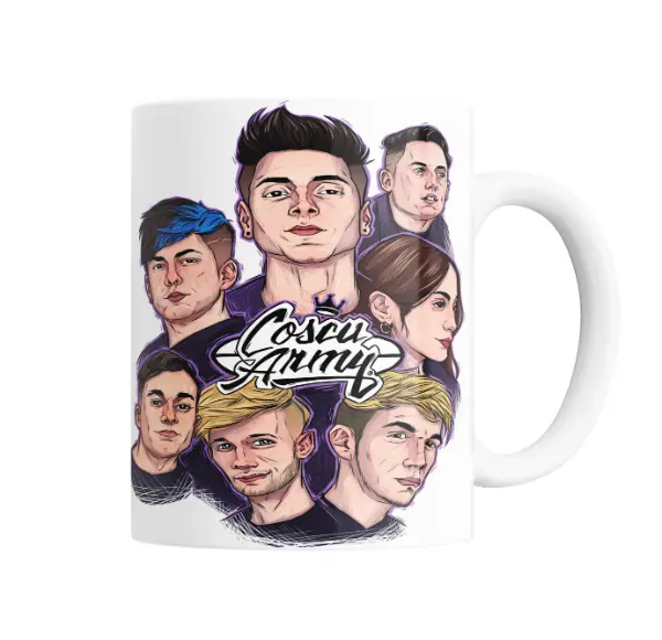 Taza de Cerámica Coscu Army Equipo Streamers
