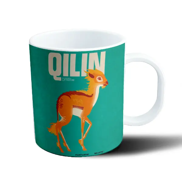 Taza de Plástico Animales Fantásticos Secretos de Dumbledore Qilin