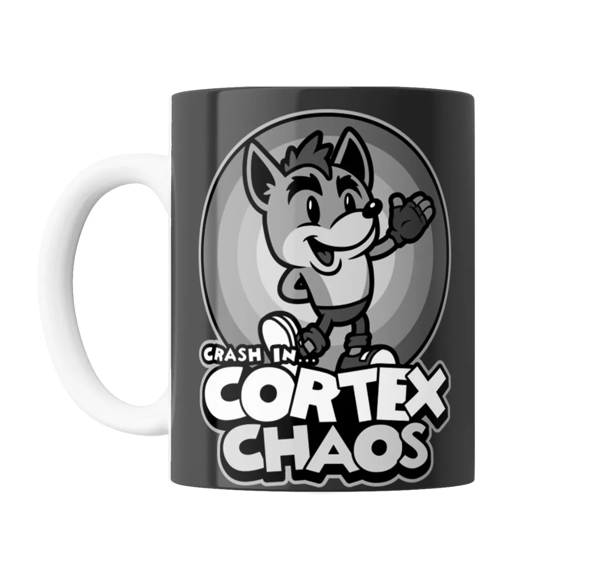 Taza de Cerámica Crash Bandicoot Crash in Cortex Chaos - vista 2