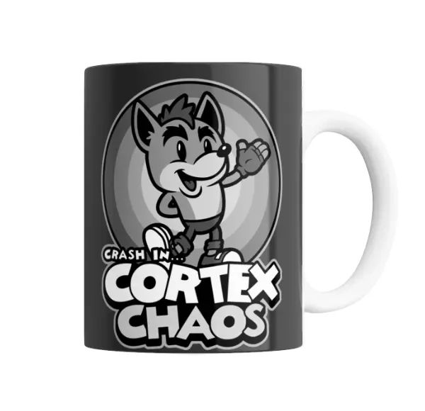 Taza de Cerámica Crash Bandicoot Crash in Cortex Chaos