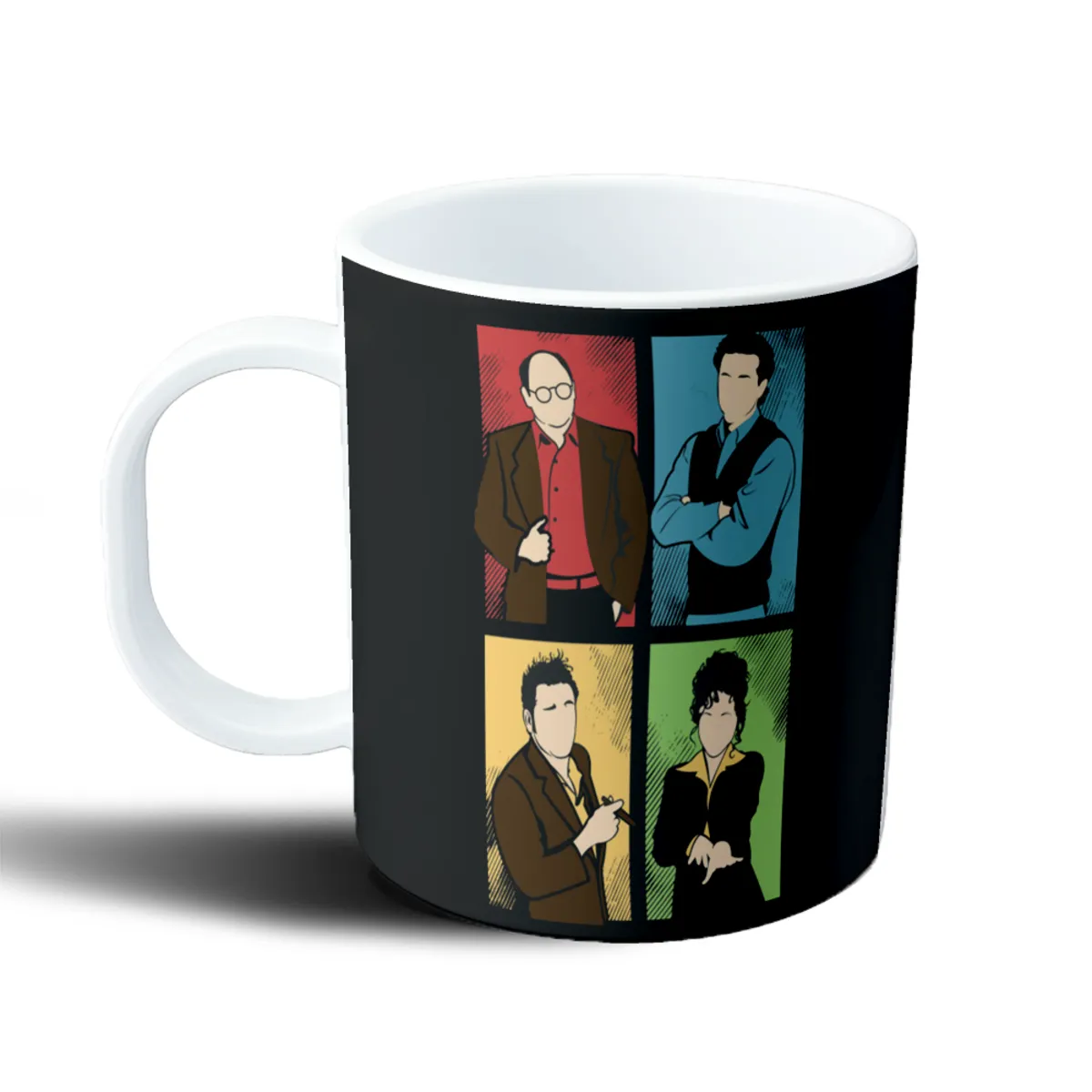 Taza de Plástico Seinfeld Pop Art Personajes - vista 2