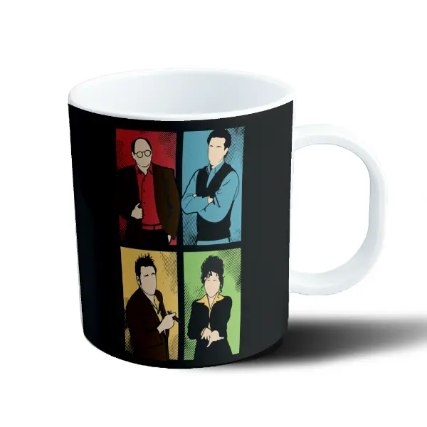 Taza de Plástico Seinfeld Pop Art Personajes