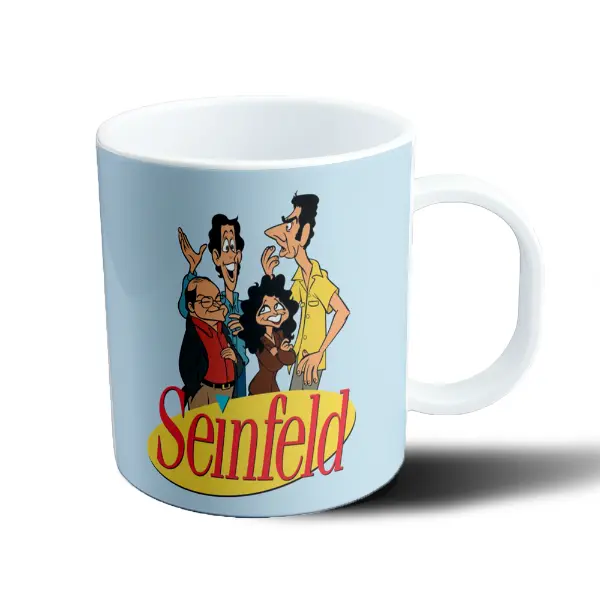 Taza de Plástico Seinfeld Personajes con Logo