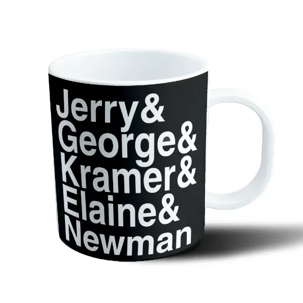 Taza de Plástico Seinfeld Jerry George Kramer Elaine Newman