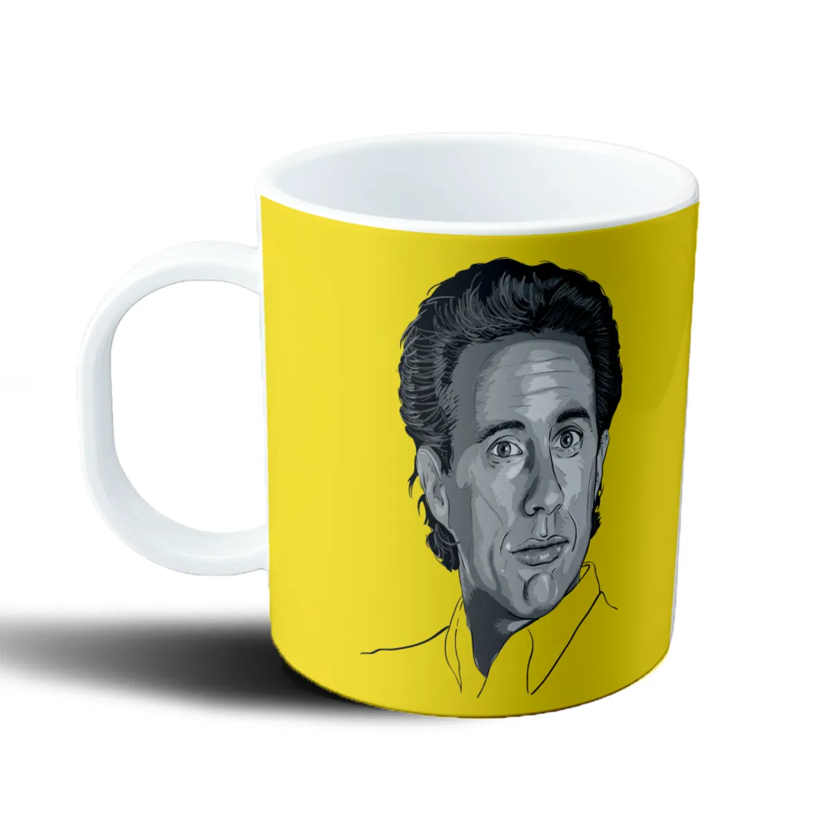 Taza de Plástico Seinfeld Jerry Retrato Amarillo - vista 2