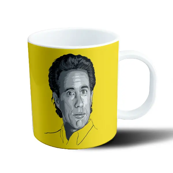 Taza de Plástico Seinfeld Jerry Retrato Amarillo