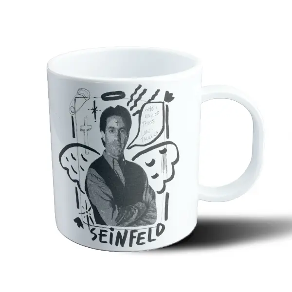 Taza de Plástico Seinfeld Jerry Brazos Cruzados