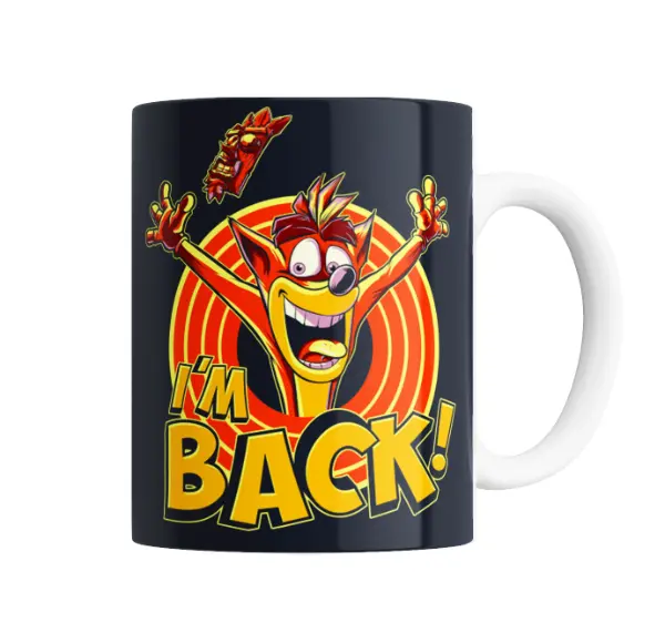 Taza de Cerámica Crash Bandicoot I'm Back