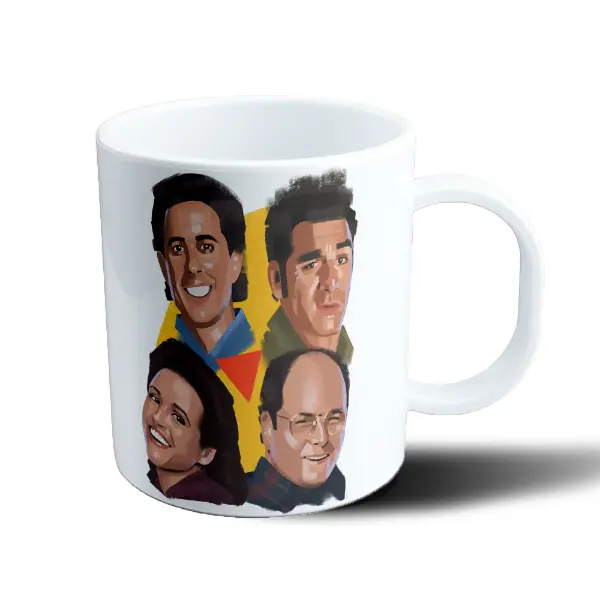 Taza de Plástico Seinfeld Jerry Elaine George Kramer