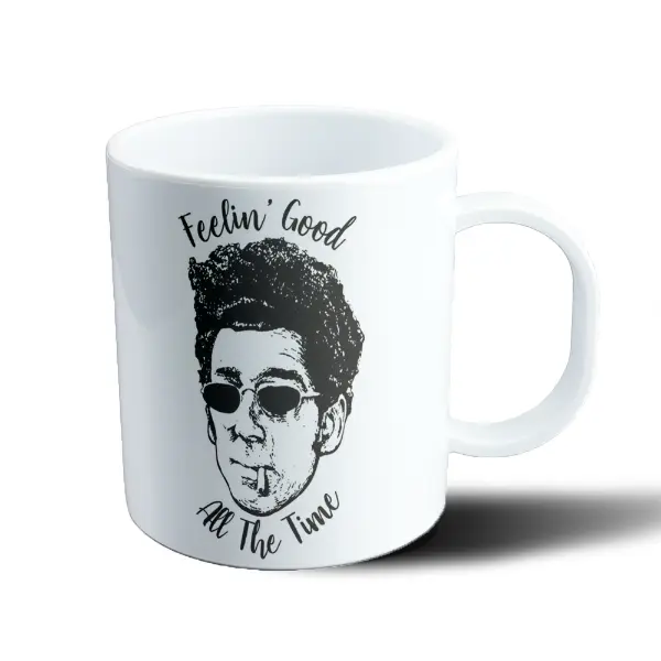 Taza de Plástico Seinfeld Kramer Feelin' Good All The Time