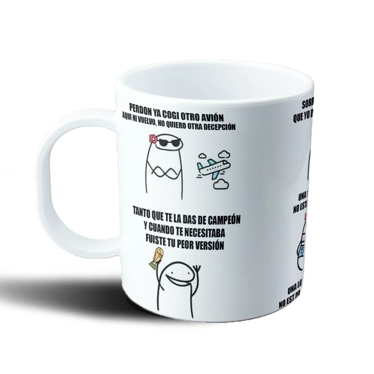 Taza de Plástico Shakira Meme Pa Tipos Como Tú - vista 2