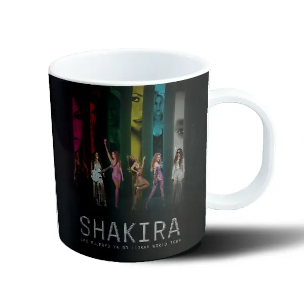 Taza de Plástico Shakira Las Mujeres Ya No Lloran World Tour