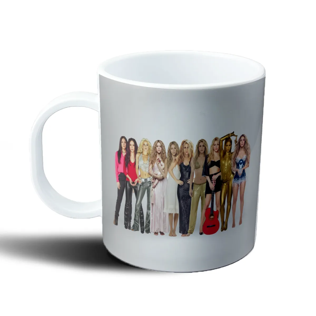 Taza de Plástico Shakira Evolución de Looks - vista 2