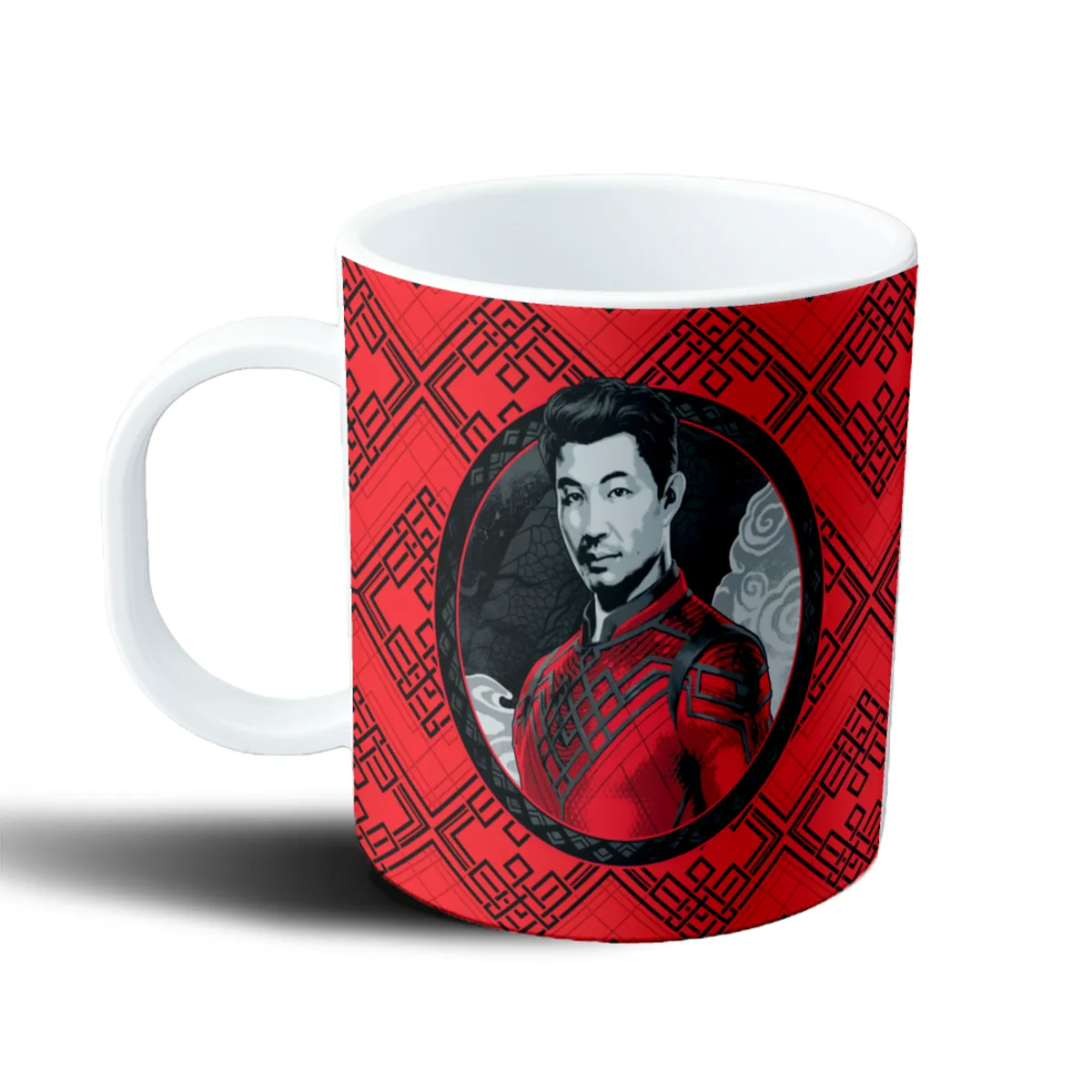 Taza de Plástico Shang-Chi Retrato Rojo - vista 2