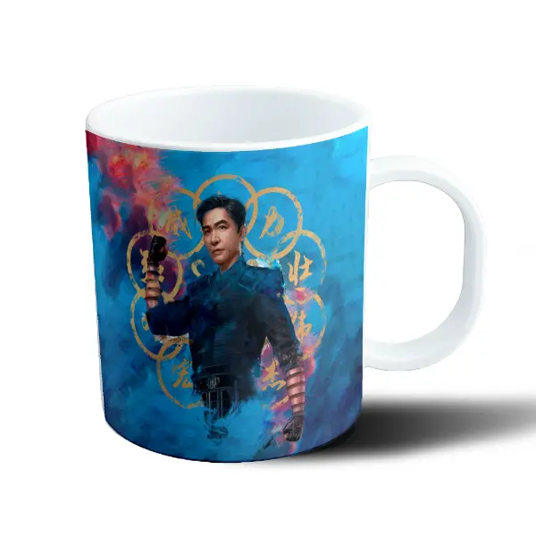 Taza de Plástico Shang Chi Diseño Pintura Kanji