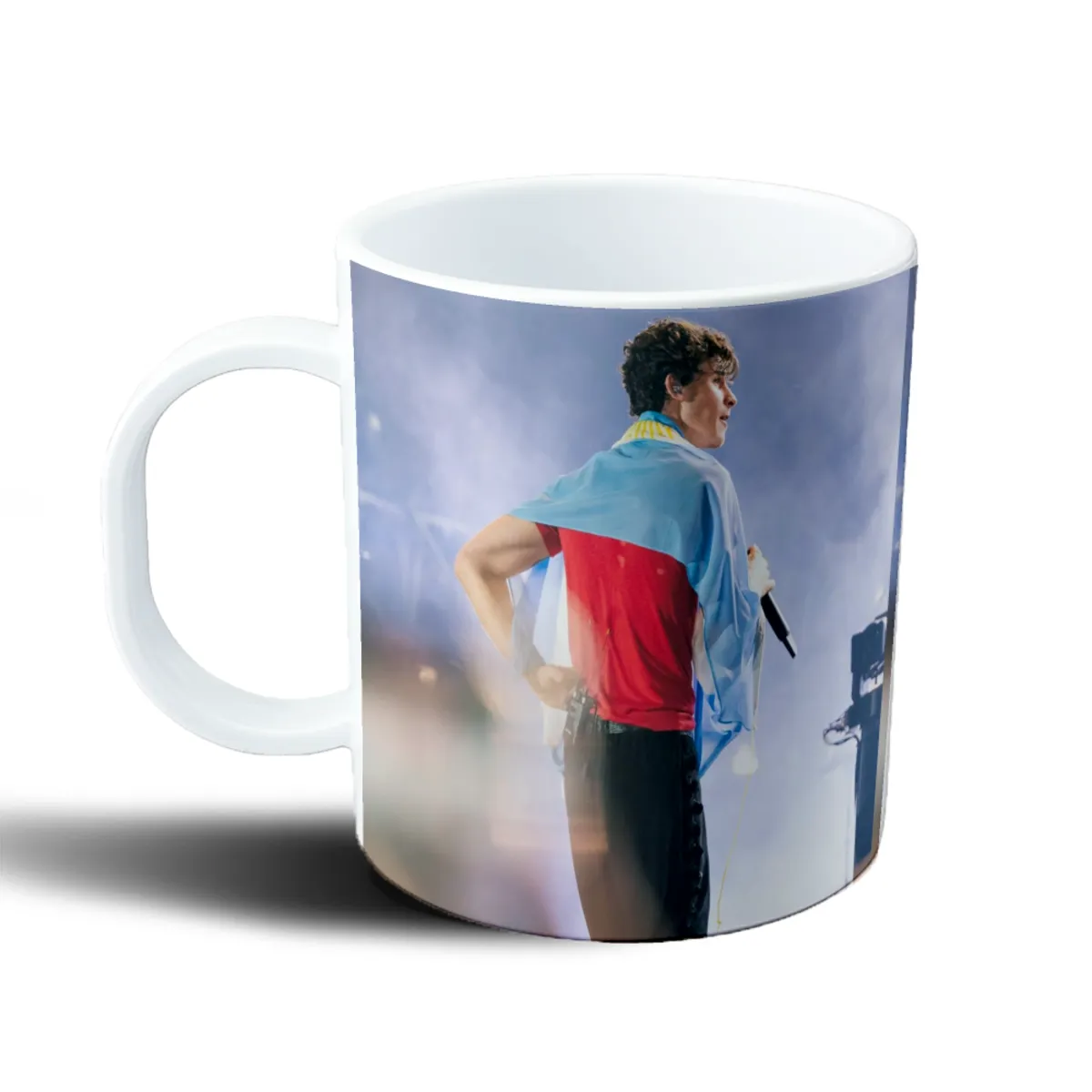 Taza de Plástico Shawn Mendes Bandera Argentina en concierto - vista 2