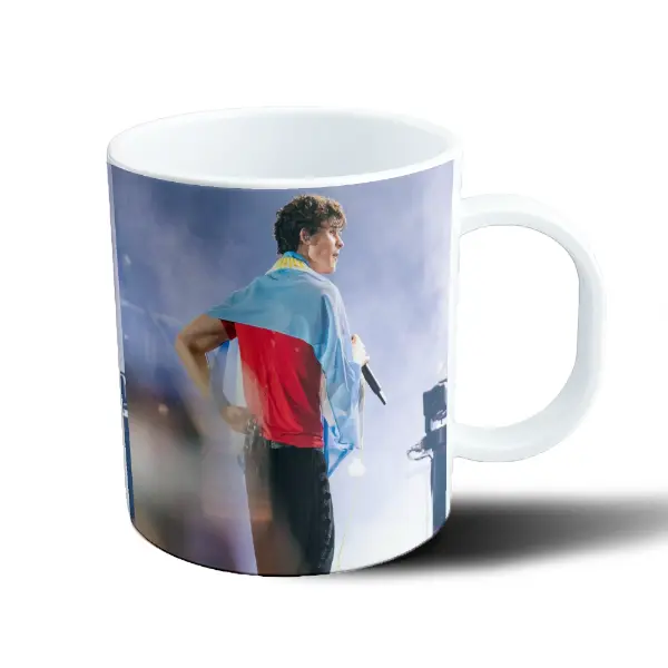 Taza de Plástico Shawn Mendes Bandera Argentina en concierto