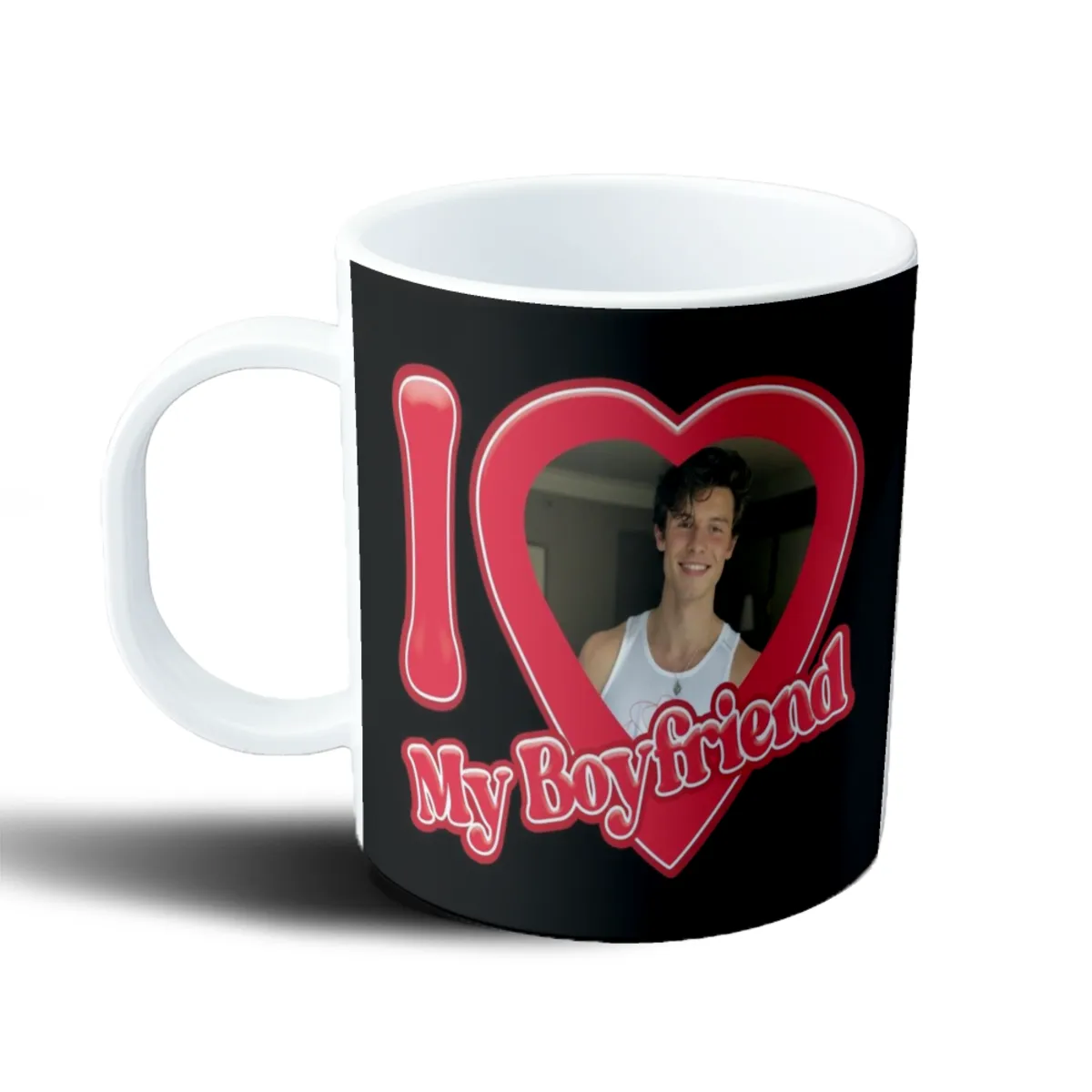 Taza de Plástico Shawn Mendes I Love My Boyfriend - vista 2