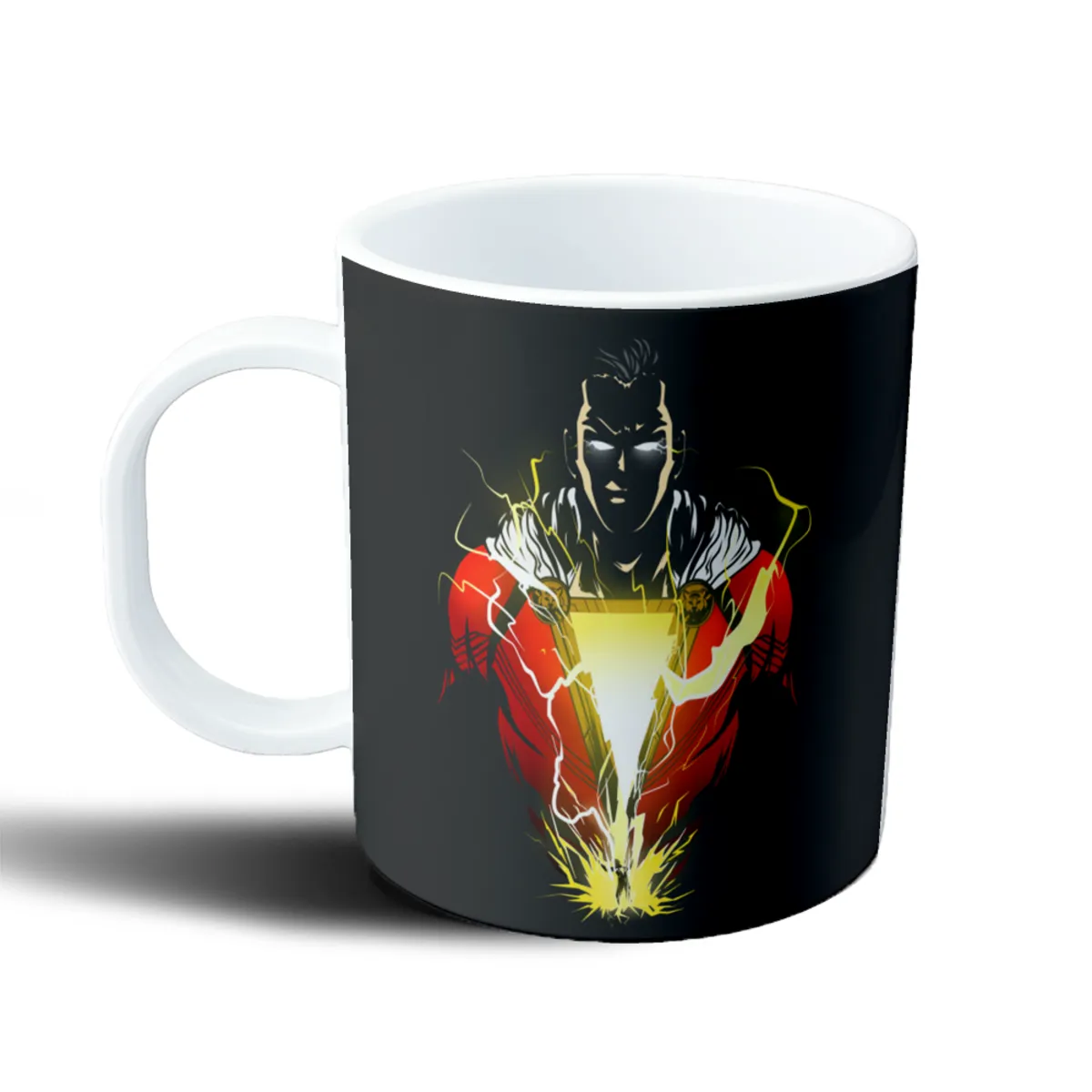 Taza de Plástico Shazam Rayo Pecho Dorado - vista 2