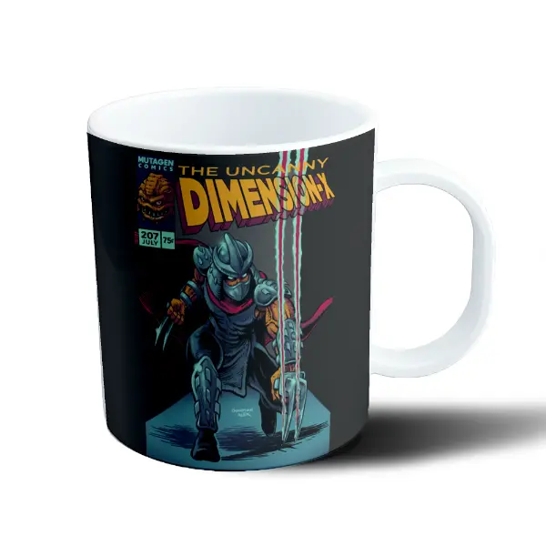 Taza de Plástico Shredder Tortugas Ninja The Uncanny Dimension-X