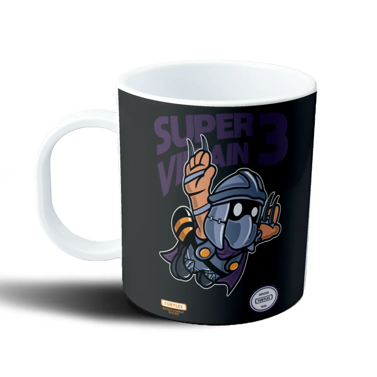 Taza de Plástico Shredder Super Villain 3 Tortugas Ninja - vista 2