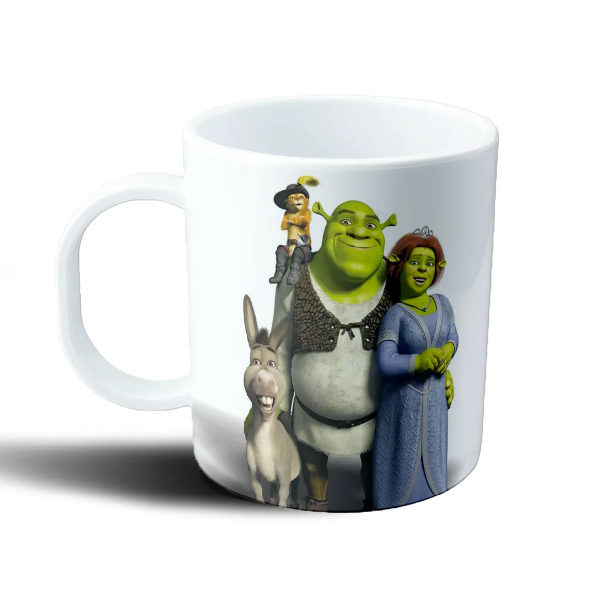 Taza de Plástico Shrek Burro Gato con Botas Fiona - vista 2
