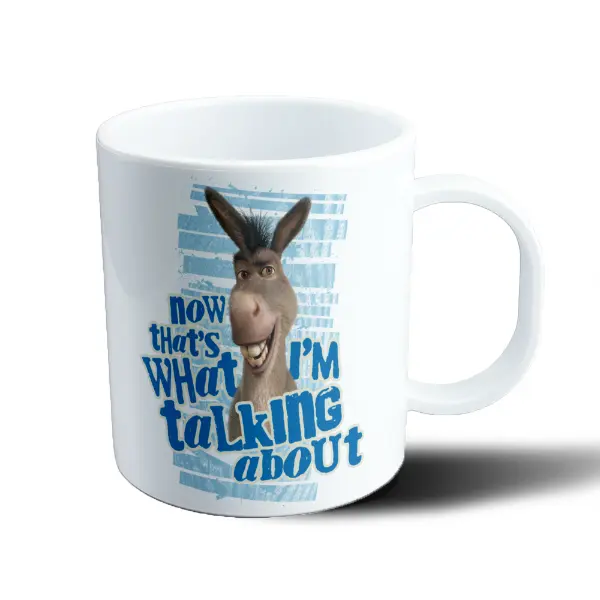 Taza de Plástico Shrek Burro Now That's What I'm Talking About