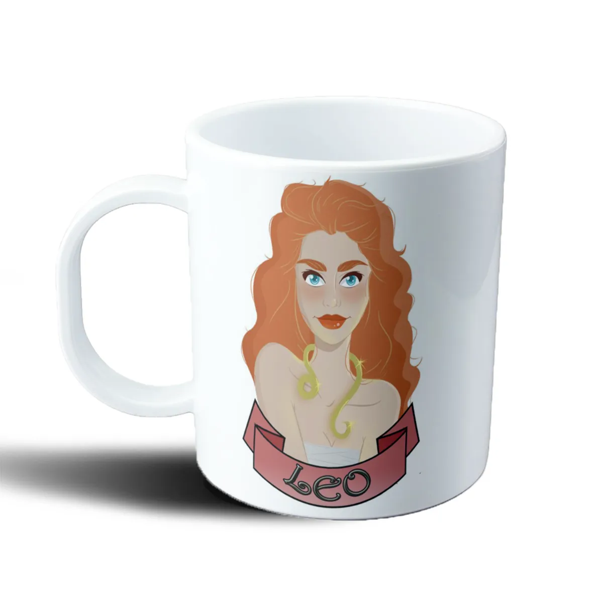 Taza de Plástico Signos Zodiacales Leo - vista 2