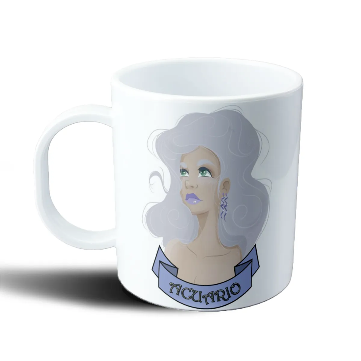 Taza de Plástico Signos Zodiacales Acuario - vista 2