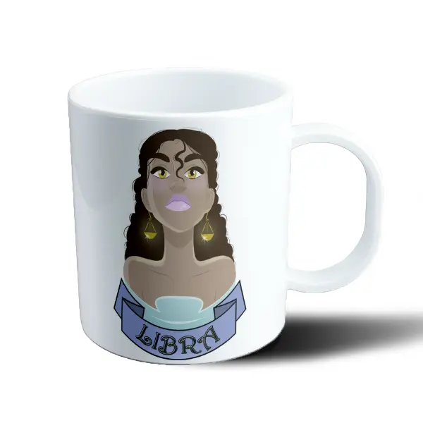 Taza de Plástico Signos Zodiacales Libra