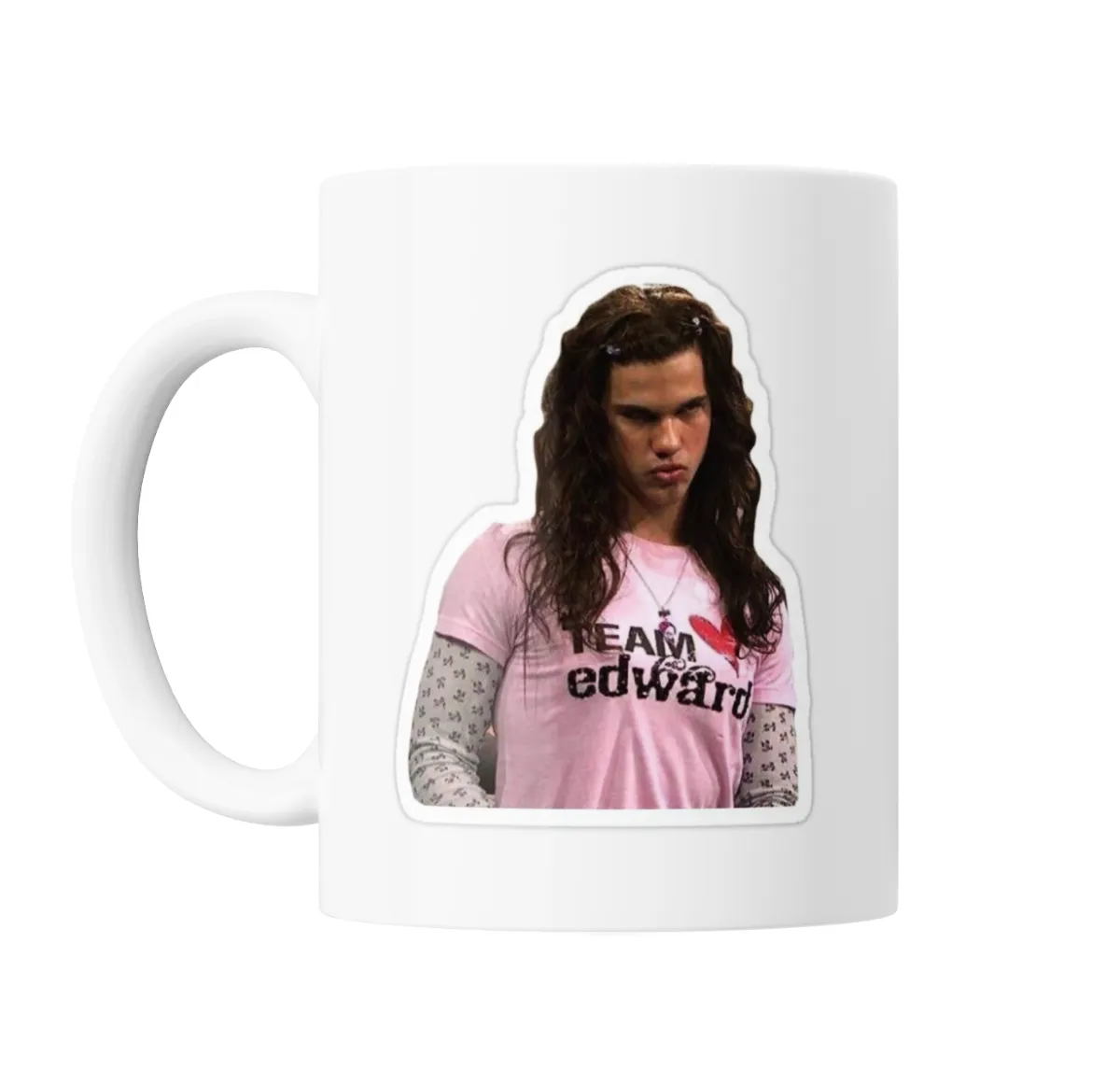 Taza de Cerámica Crepúsculo Team Edward Meme - vista 2