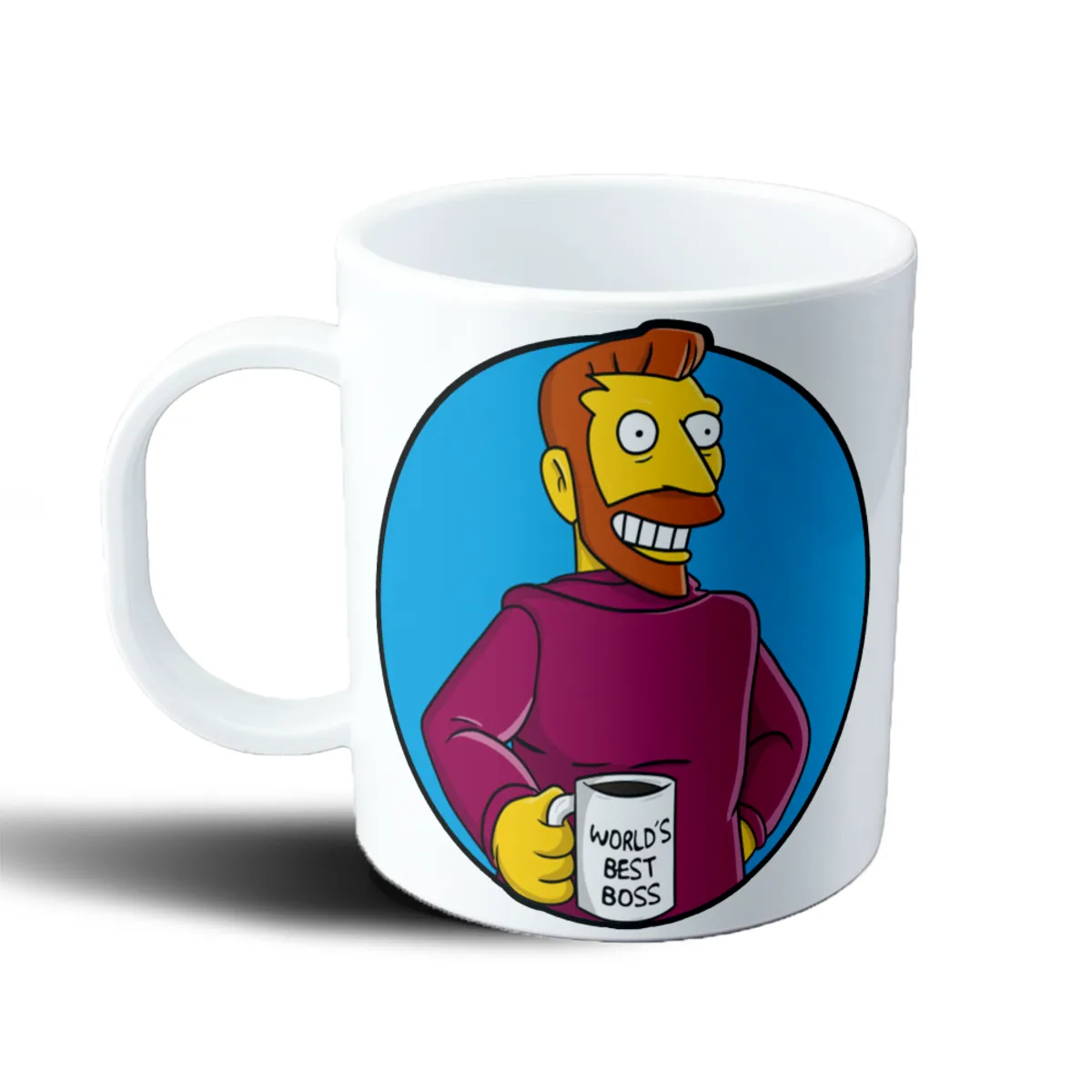 Taza de Plástico Los Simpson Mejor Jefe del Mundo - vista 2