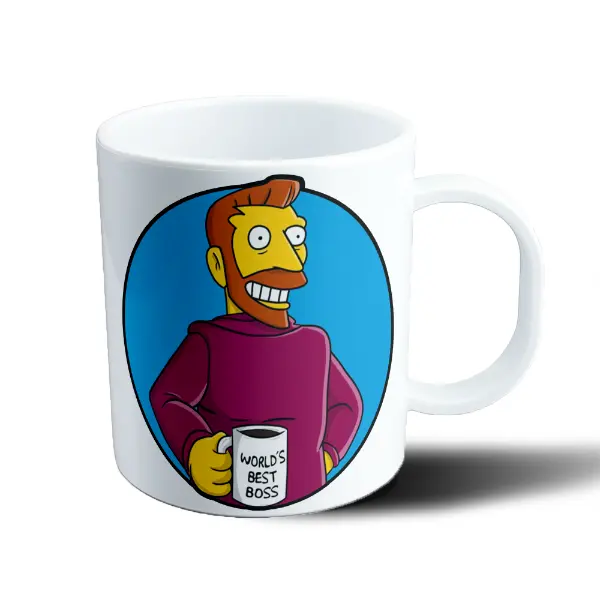 Taza de Plástico Los Simpson Mejor Jefe del Mundo