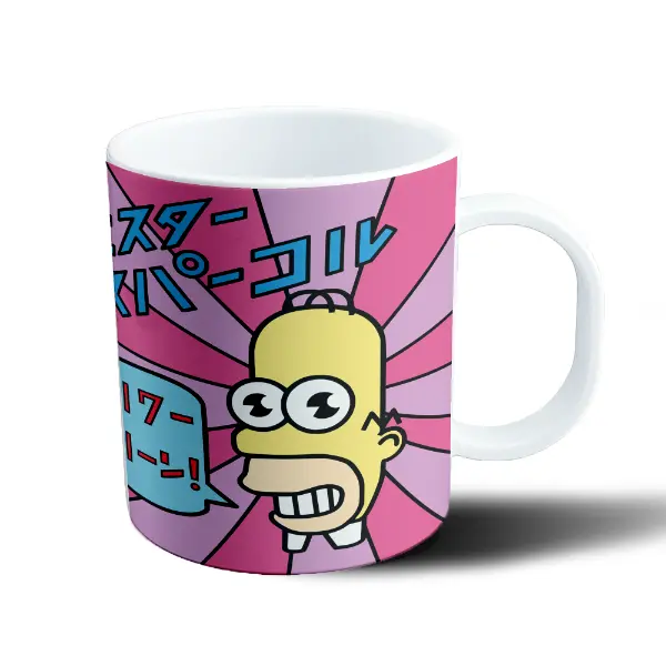Taza de Plástico Los Simpson Homero Mister Sparkle Japón