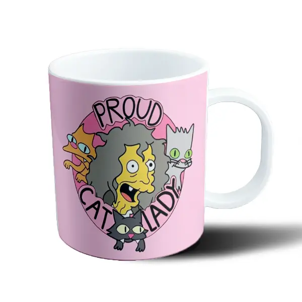 Taza de Plástico Los Simpson Proud Cat Lady