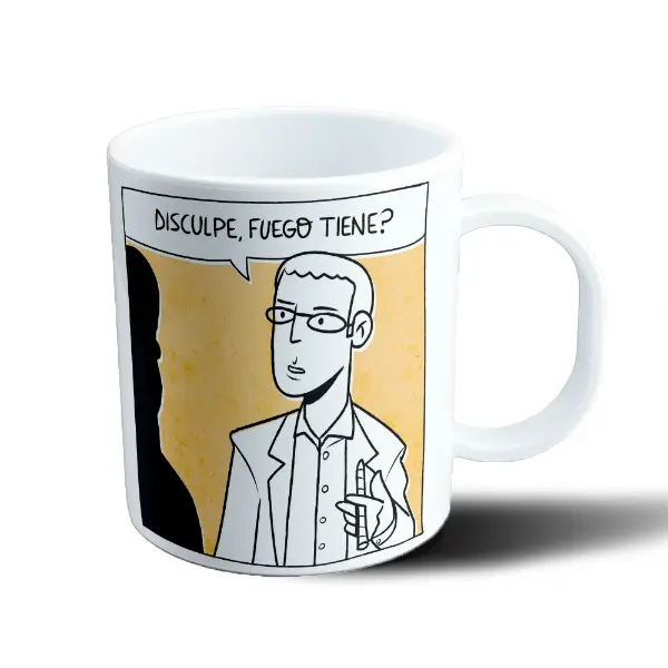 Taza de Plástico Los Simuladores Disculpe Fuego Tiene