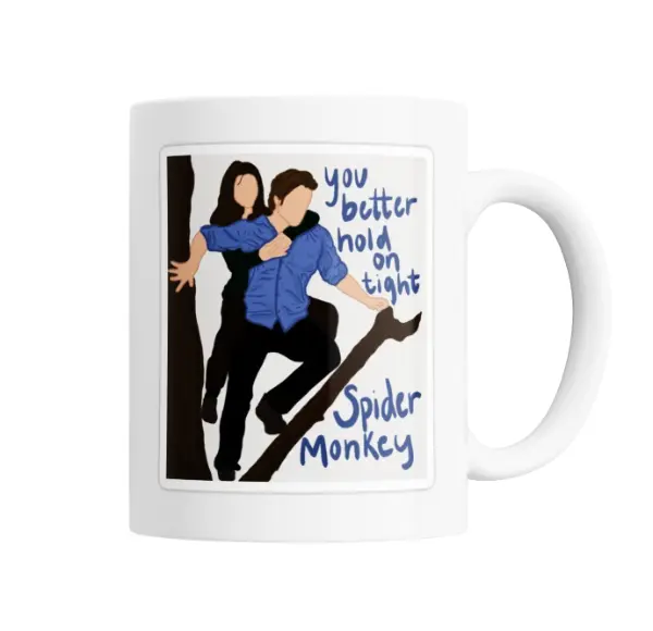 Taza de Cerámica Crepúsculo Spider Monkey