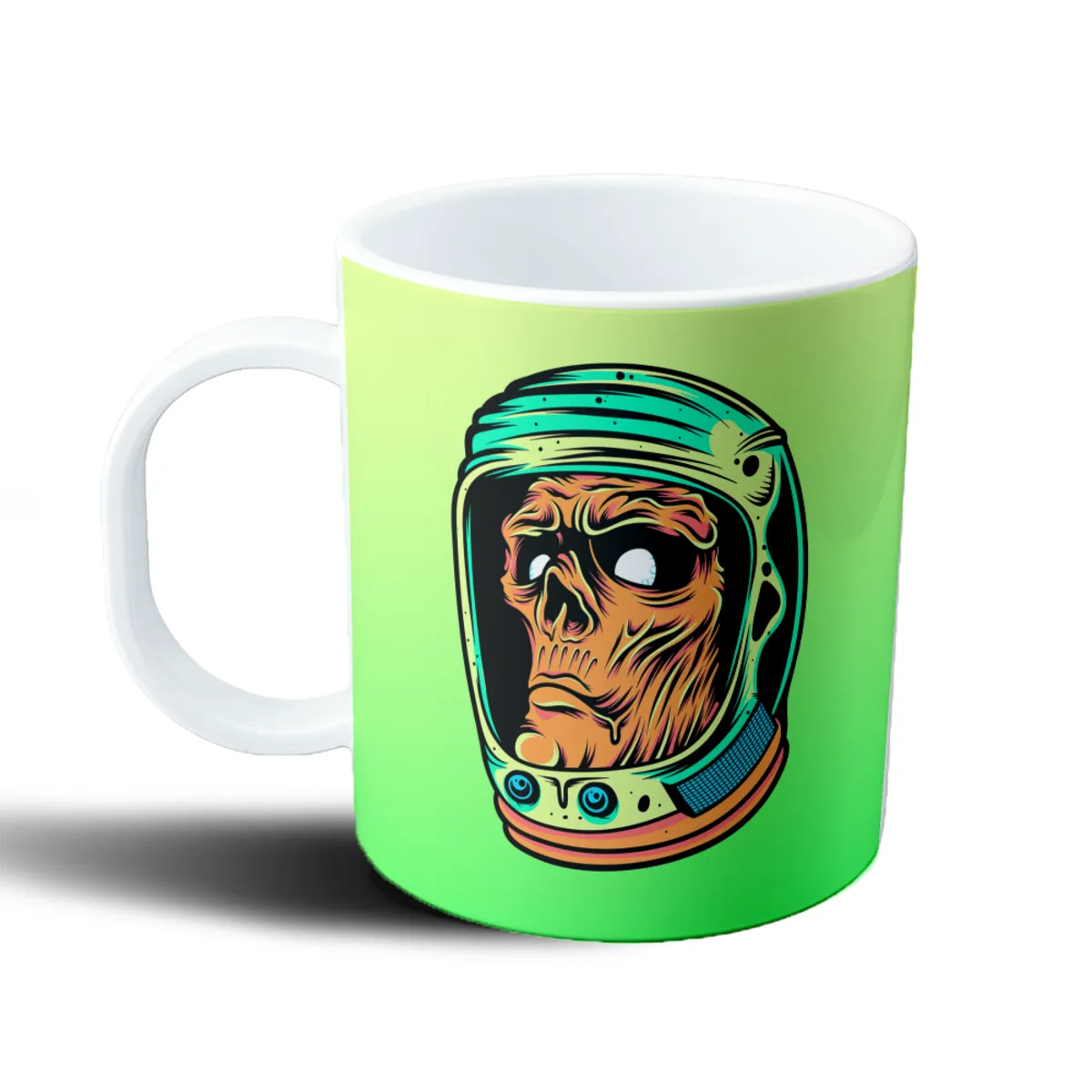 Taza de Plástico Calavera Astronauta Skate - vista 2