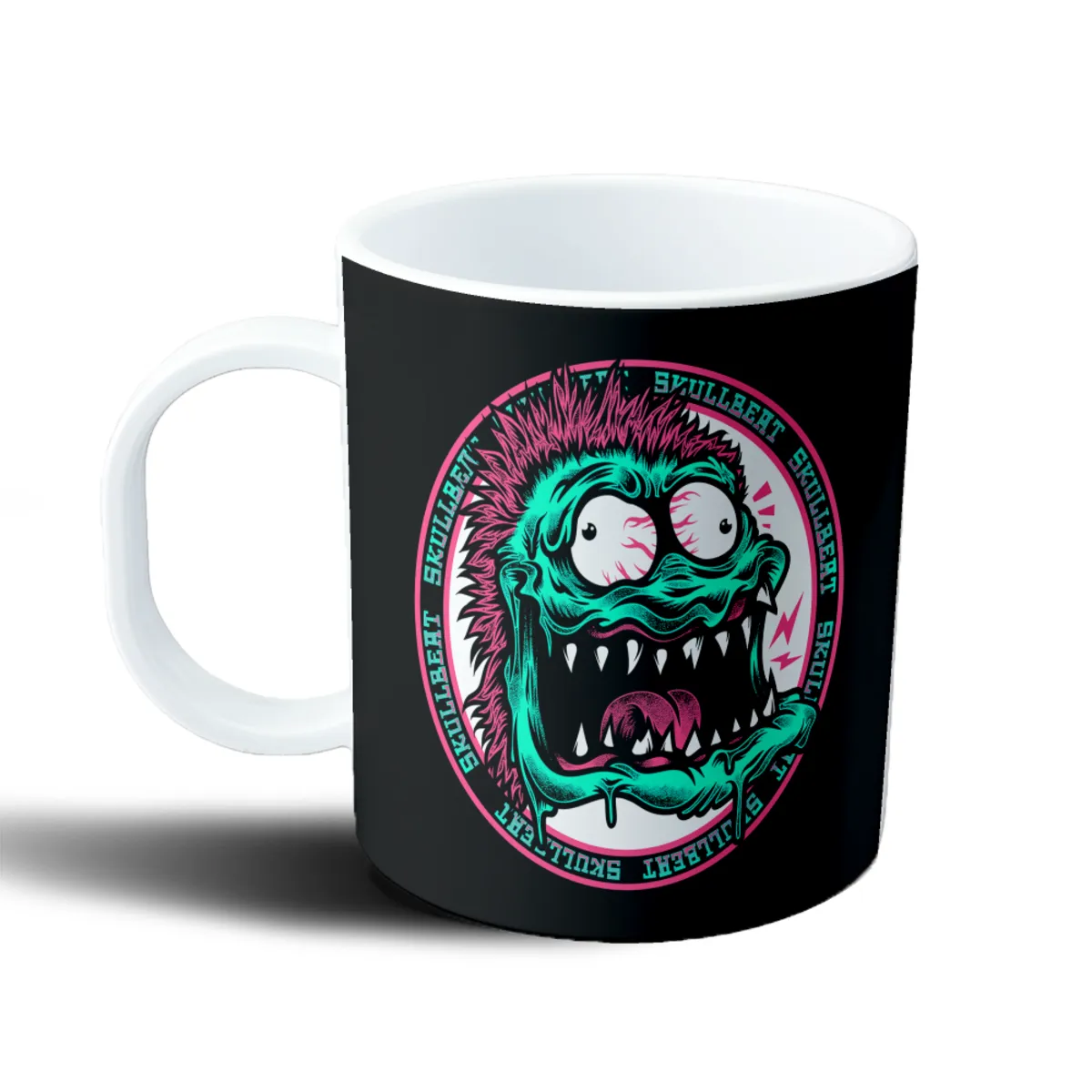 Taza de Plástico Skullbeat Monstruo Punk Neón - vista 2