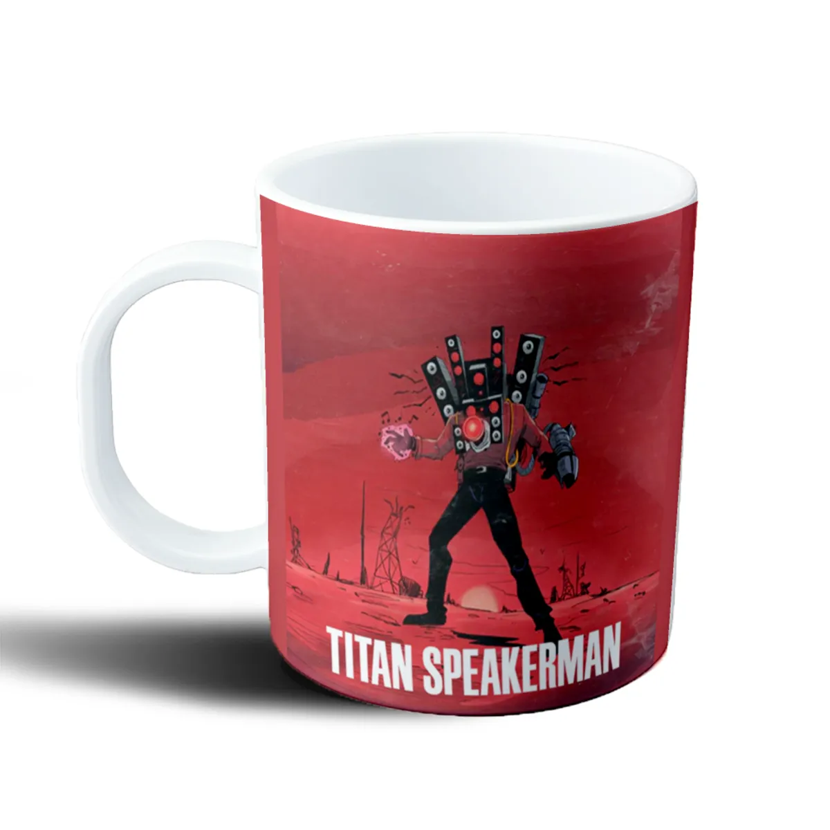 Taza de Plástico Skibidi Toilet Titan Speakerman - vista 2