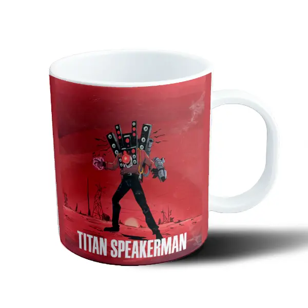 Taza de Plástico Skibidi Toilet Titan Speakerman