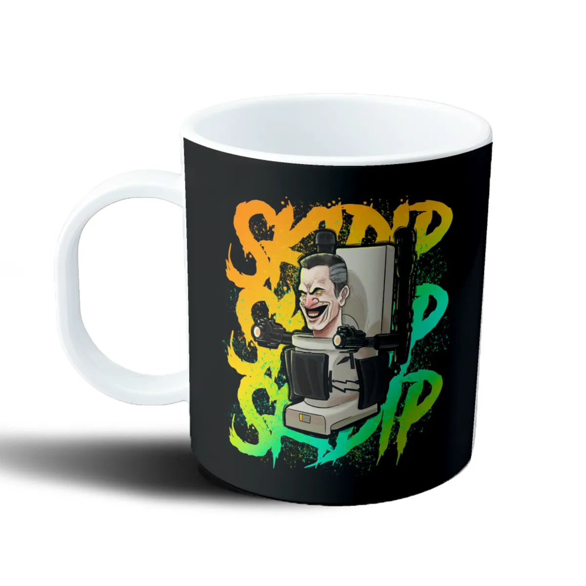 Taza de Plástico Skibidi Toilet Titan Speakerman Graffiti - vista 2