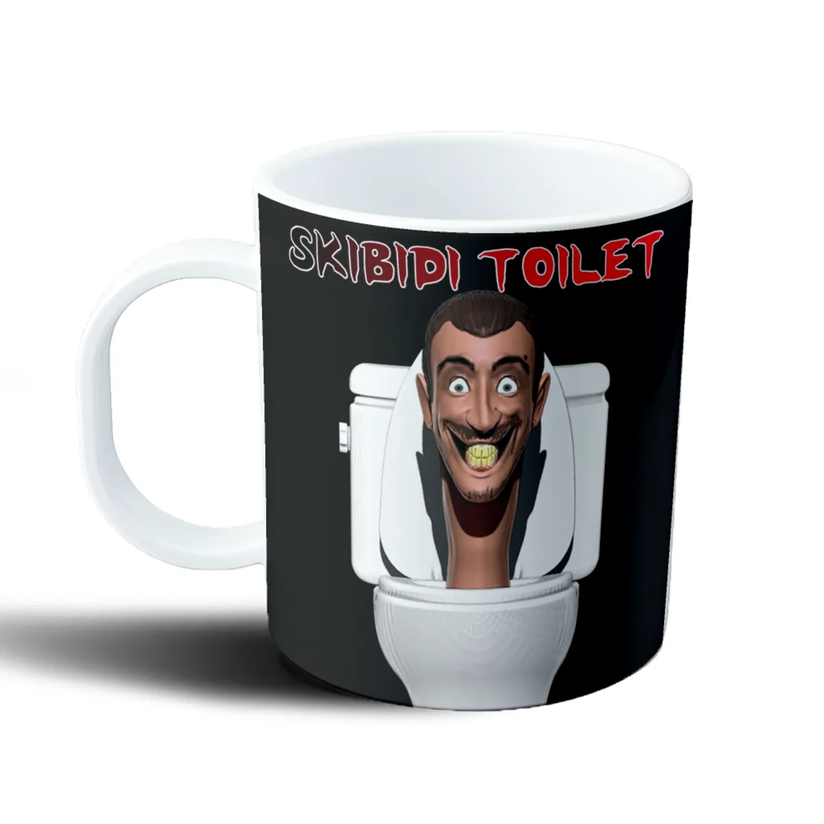 Taza de Plástico Skibidi Toilet Cabeza Sonriente - vista 2